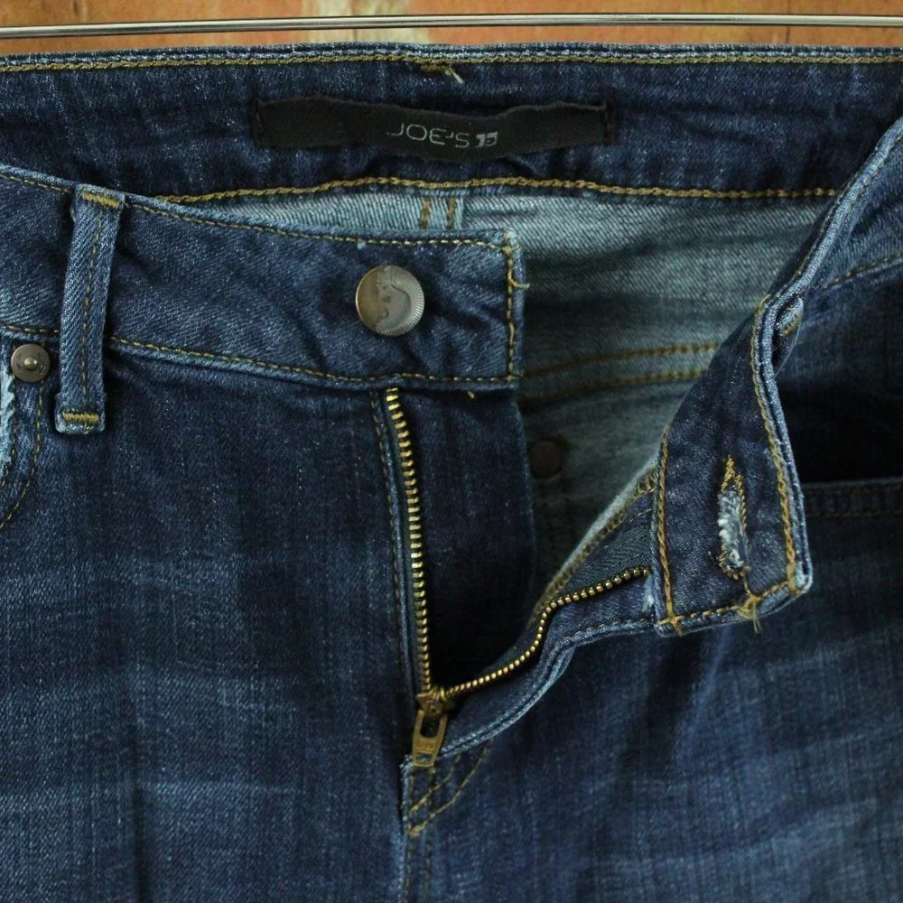 JOES JEANS Honey Bootcut Cropped Womens 29x26 Lillian Dark Wash $179 Designer